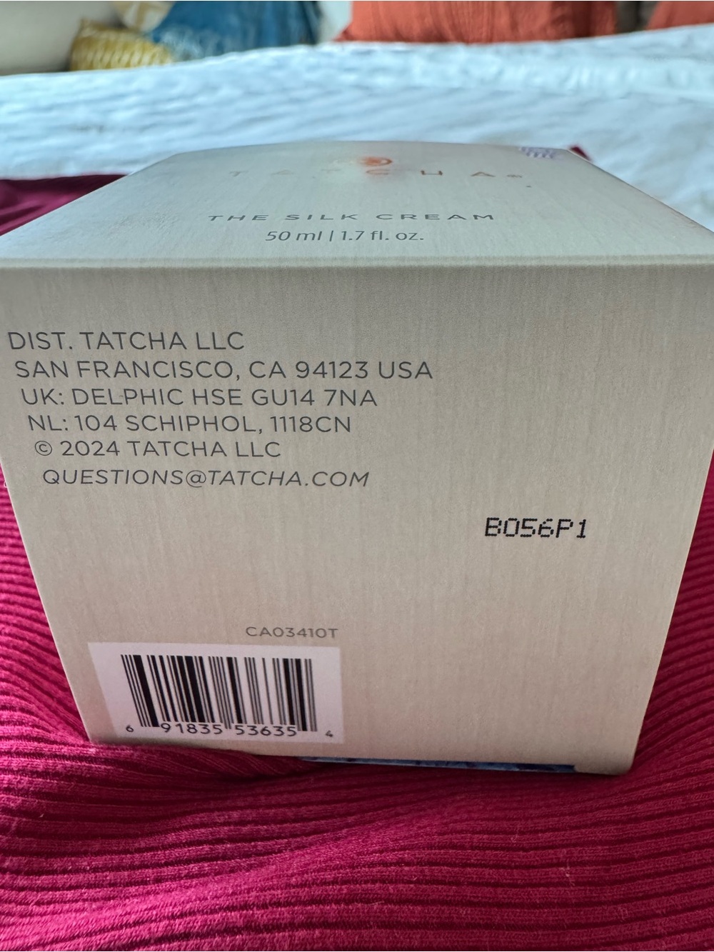 New and Unopened Tatcha Silk Cream Moisturizer - Picture 7 of 7